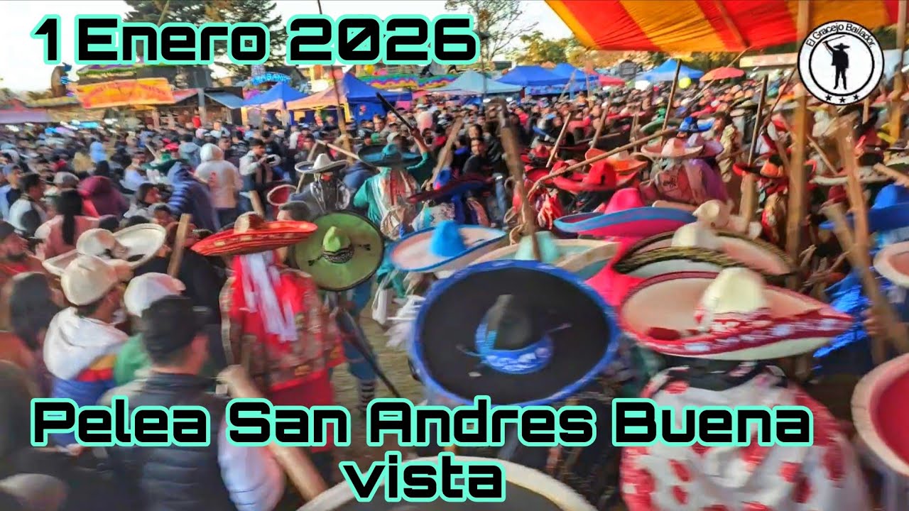 Gracejada y Pelea en San Andres Buena Vista 1 de enero de 2026