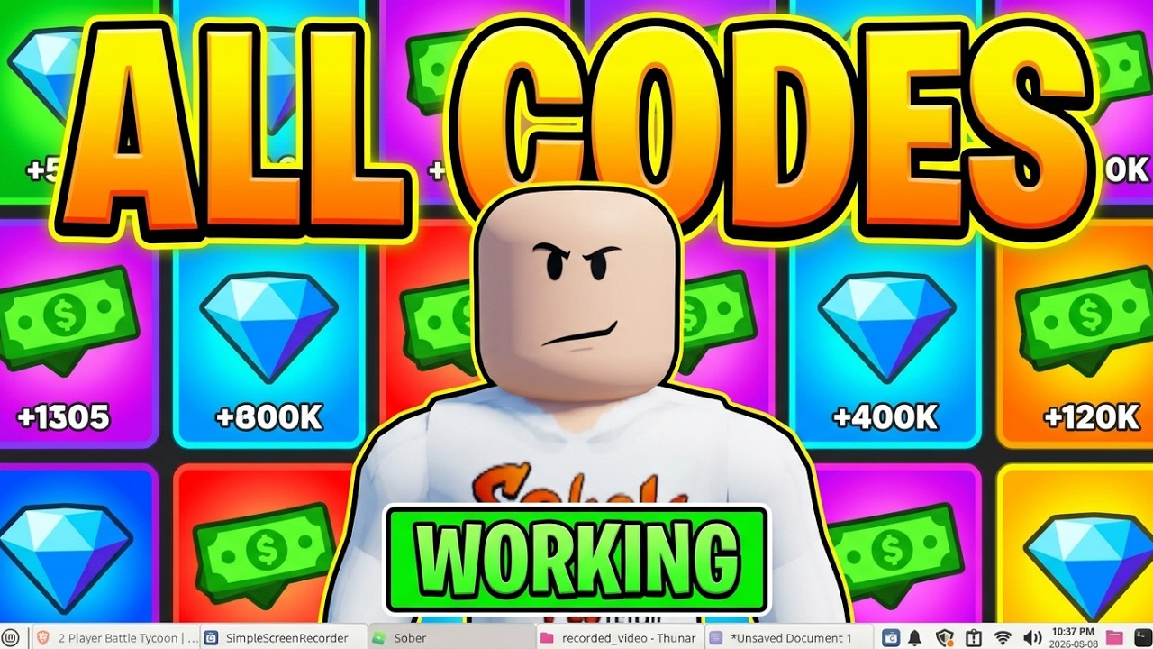 2 Player Battle Tycoon Codes: Every Working Code Right Now No Expiration