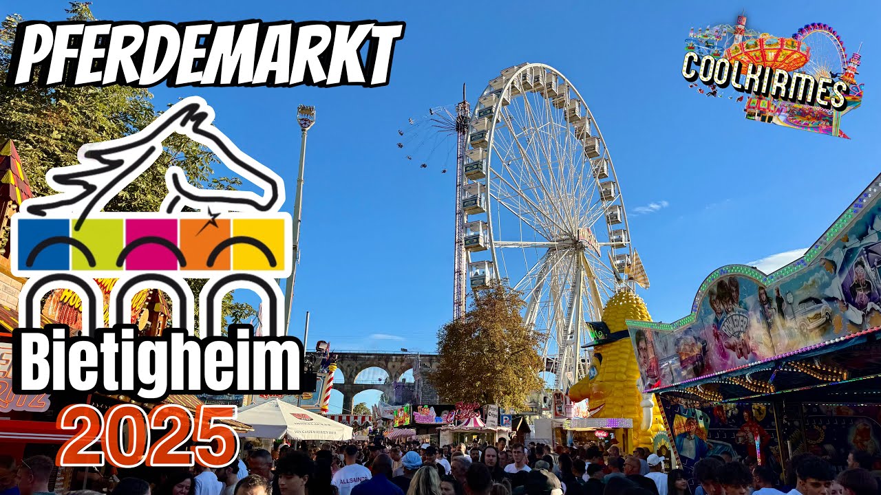 Bietigheimer Pferdemarkt 2025 | Rummel Spa&szlig; am Viadukt in Bietigheim Bissingen