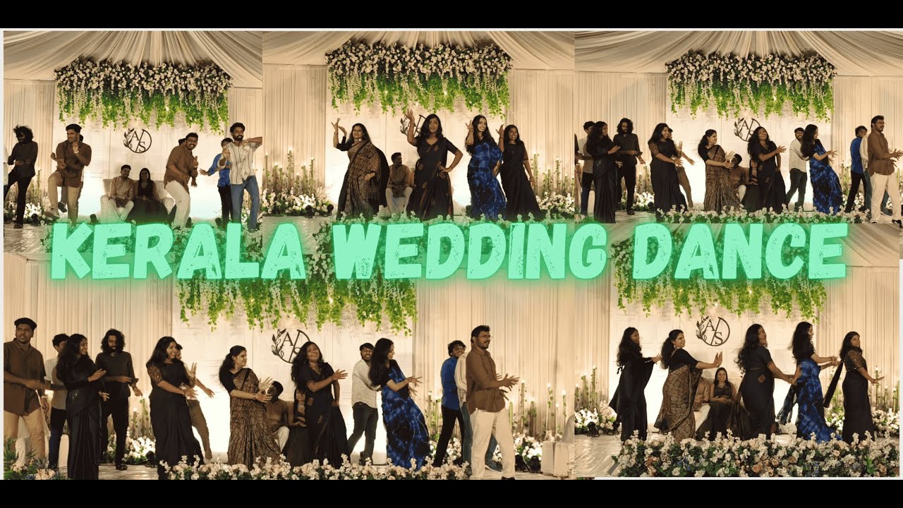 Kerala wedding dance | Maduraikku Pogathadi | Jinguchaa | Thumbi Kalyanathinu | Chil Chilmbu Maniye
