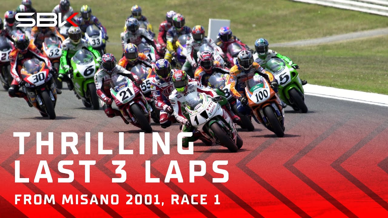Historic Bayliss 🆚 Bostrom at Misano! ⚔️ | 2001 #EmiliaRomagnaWorldSBK 🇮🇹