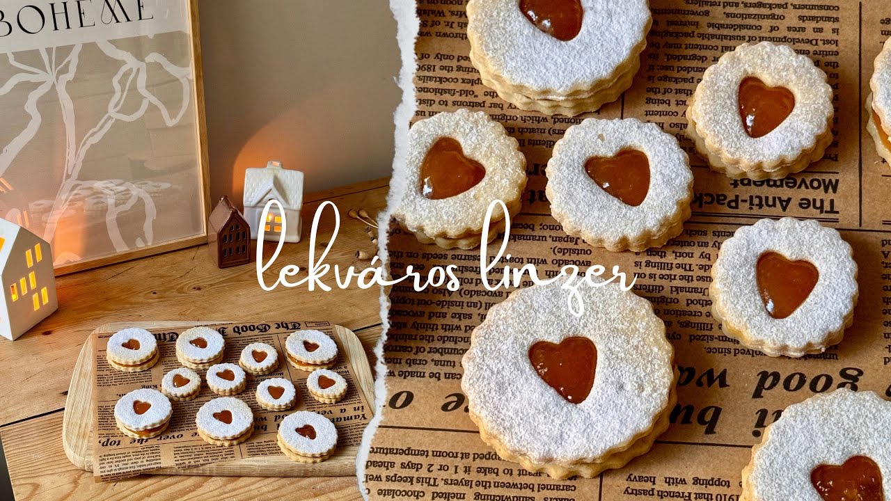 Oml&oacute;s LEKV&Aacute;ROS LINZER 🍂🍪🕯️ őszi hygge pillanatok