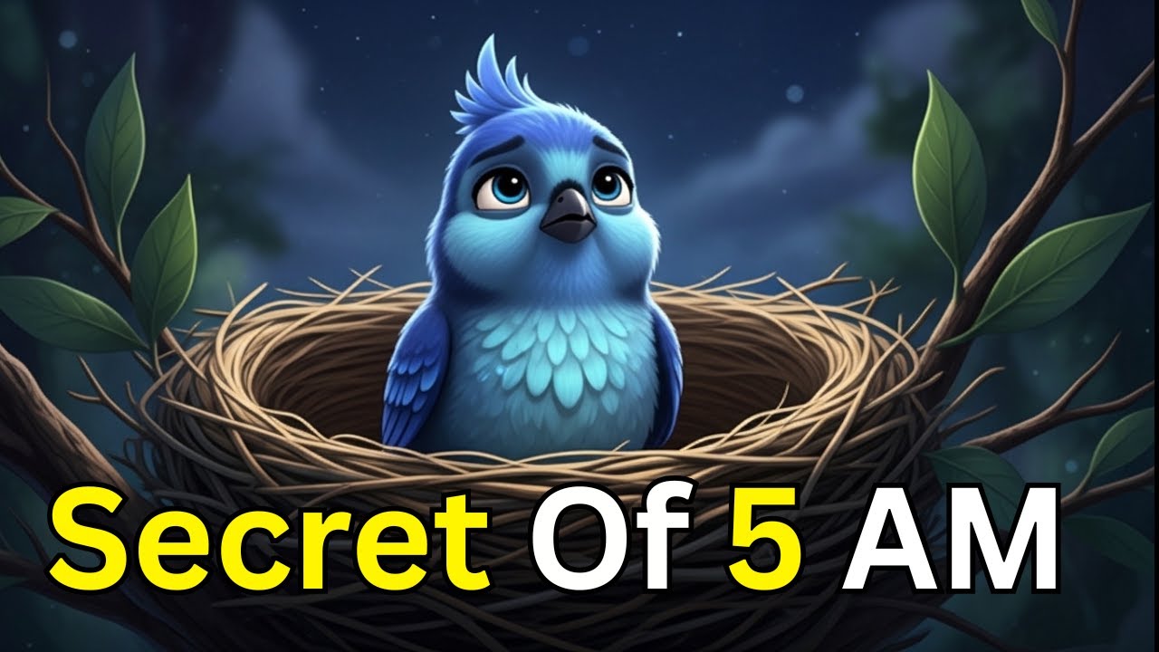 The Hidden Secret Of 5 AM || The Inspiring Story of a Blue Sparrow || Best Motivational Story