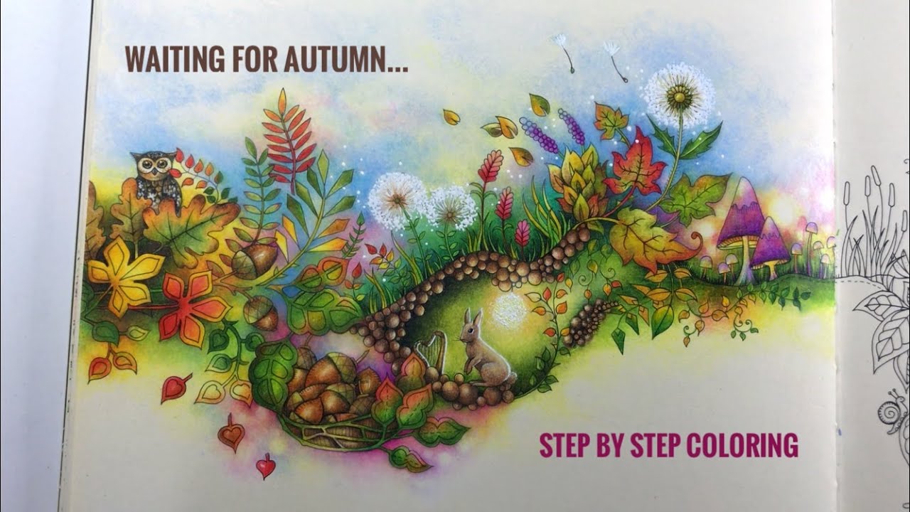 Waiting For Autumn | STEP BY STEP COLORING | Chris Cheng