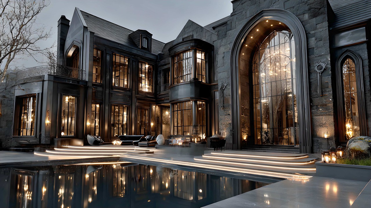 Inside the Ultimate Luxury Dream Home | Gothic Architecture & Dark Luxury Opulence