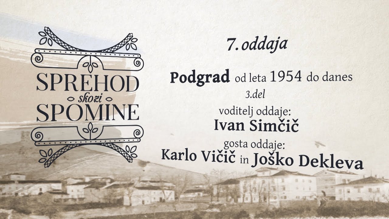 Sprehod skozi spomine - Podgrad 3. del