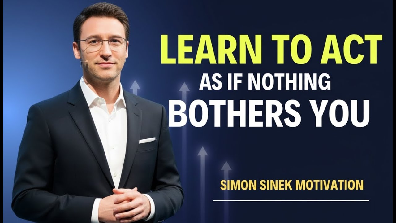 Learn to Act As If Nothing Bothers You – Simon Sinek’s Guide to Unshakable Inner Strength