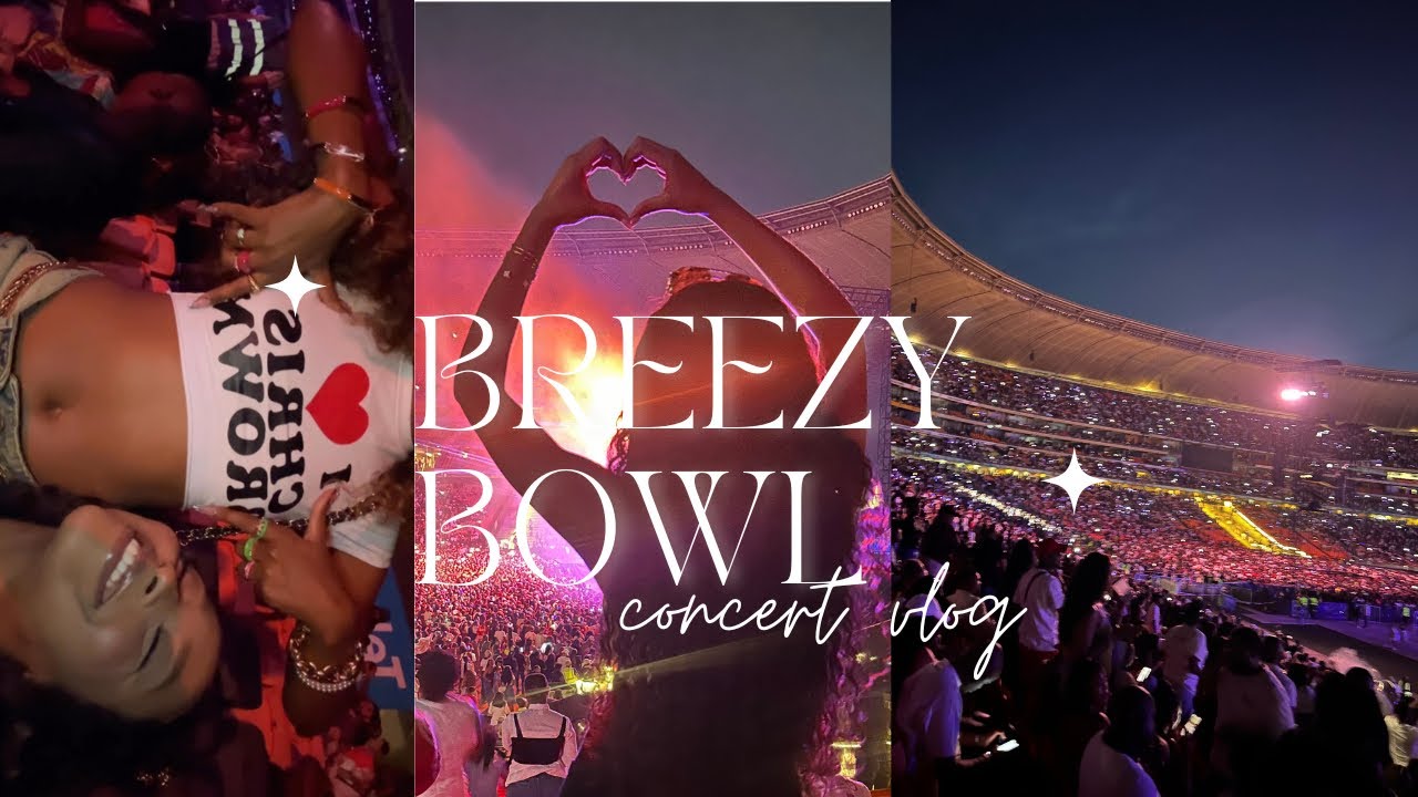 BREEZY BOWL! Chris Brown concert | South Africa