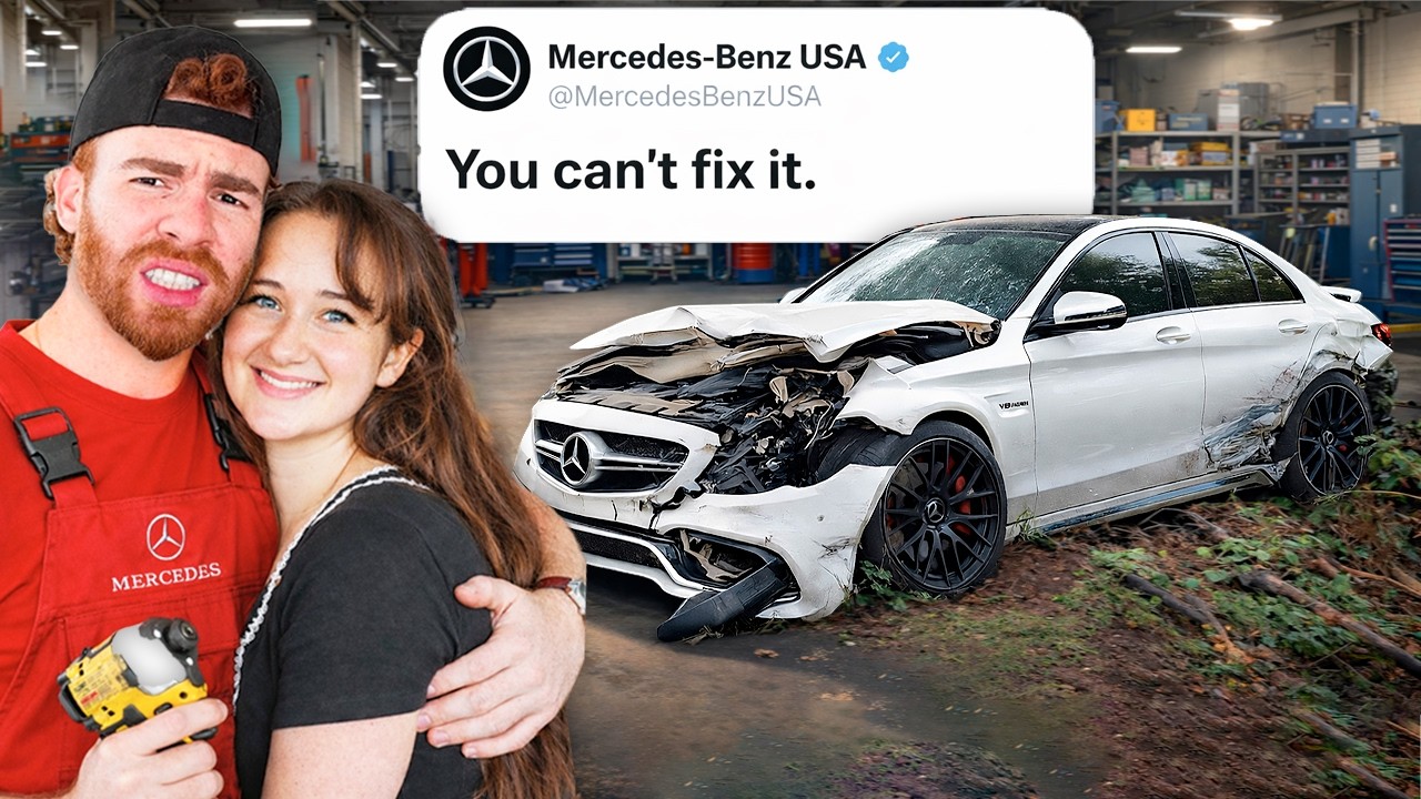 I BOUGHT The Cheapest MERCEDES AMG C63s for my Wife to REBUILD and its a DISASTER...