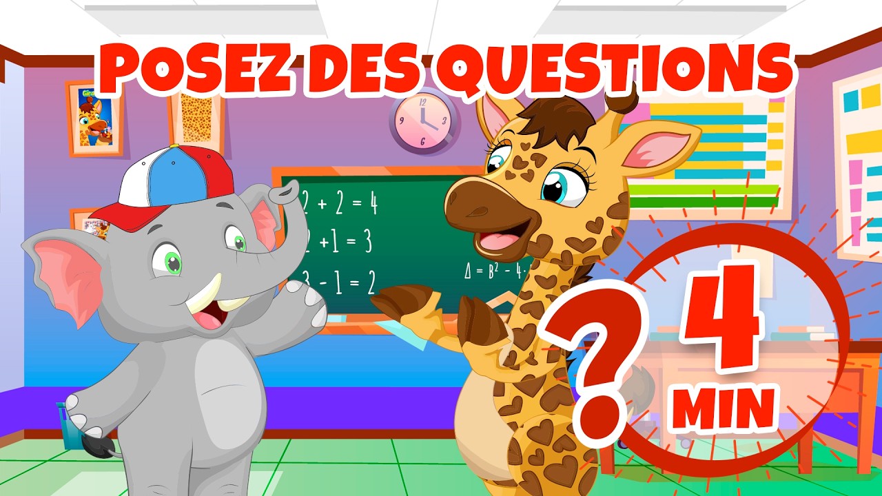 Poser des questions - 4 min Giramille | Comptines et chansons pour enfants
