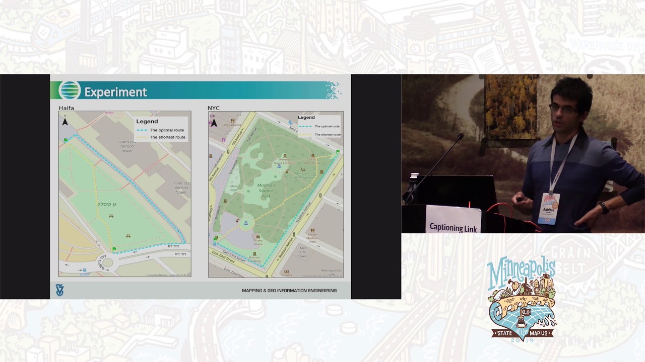Route Planning for Blind Pedestrians using OpenStreetMap - Achituv Cohen