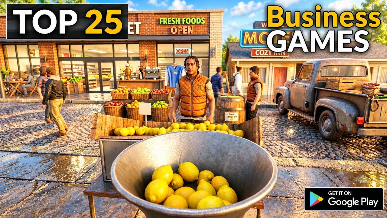 25 Best Business Simulator Games on Mobile! 🏢🔥 (Shop Sim, Empire & Factory)