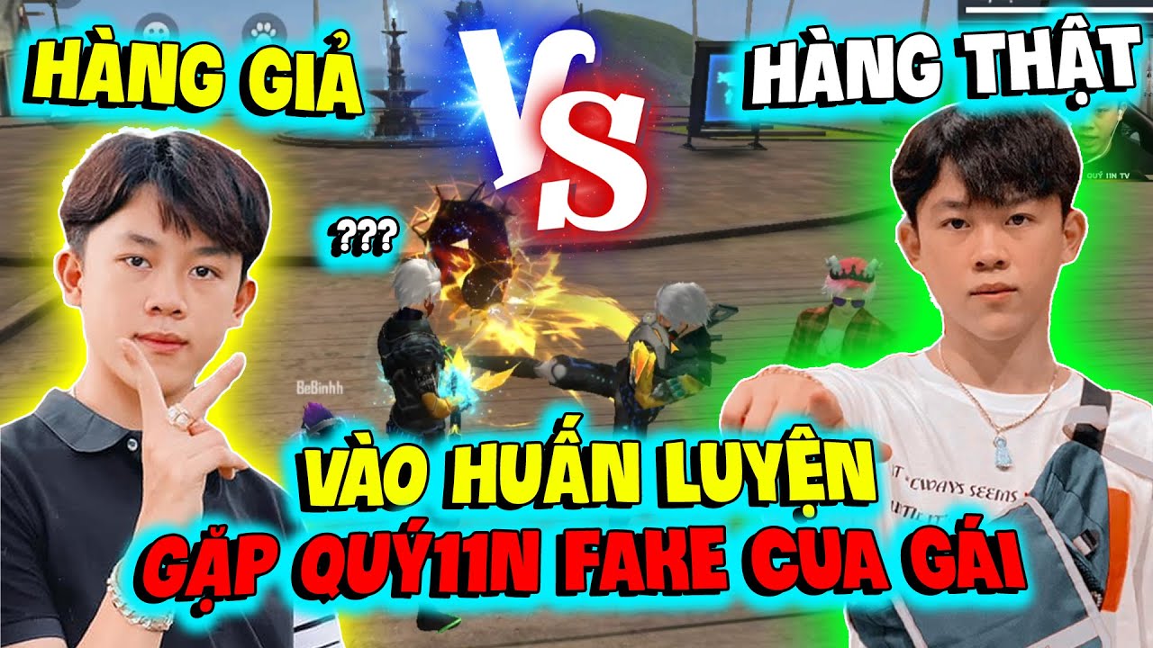[Free Fire] Nữa Đêm Quý11N Vào Huấn Luyện Bất Ngờ Gặp Quý11N Fake Ních FF Cực Vip