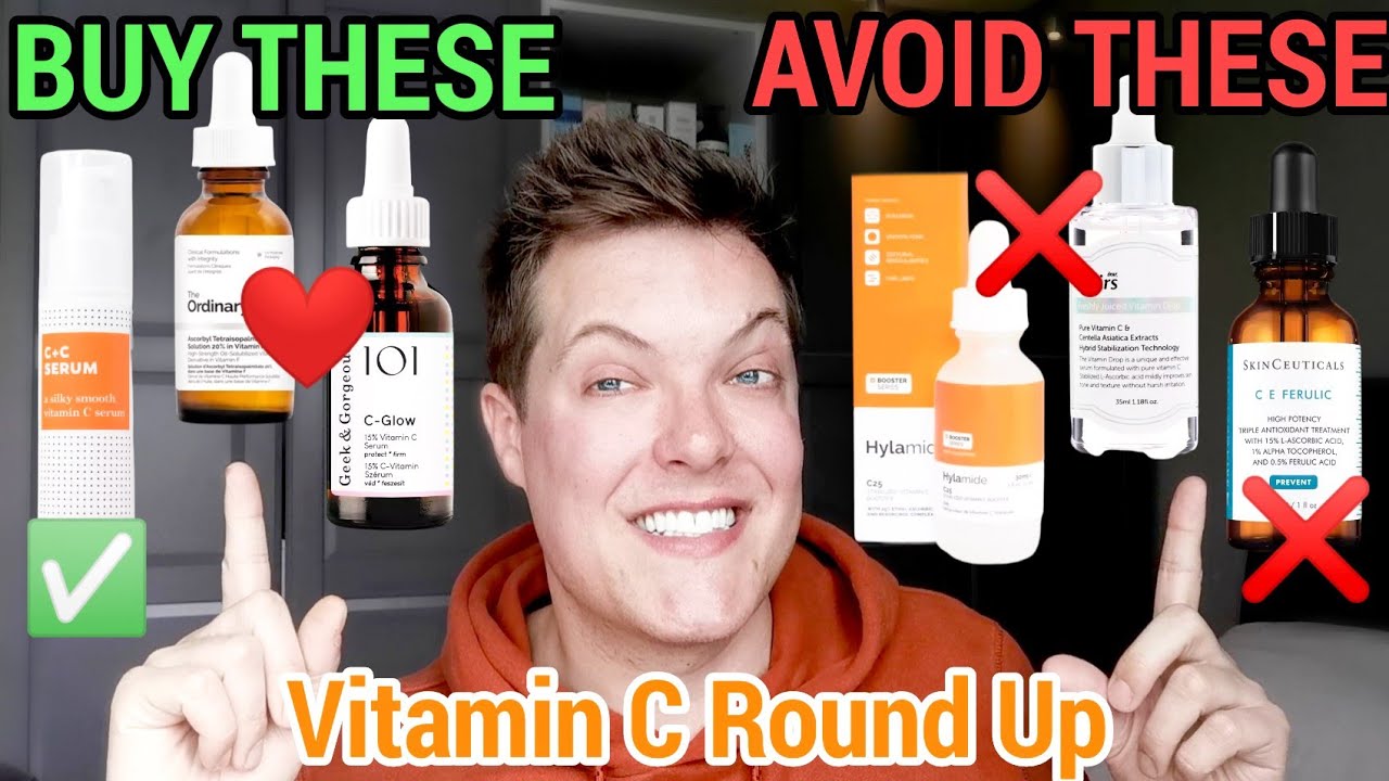VITAMIN C ROUND UP - My TOP 3 ❤️ | BOTTOM 3 👎 - Best Vitamin C Serum