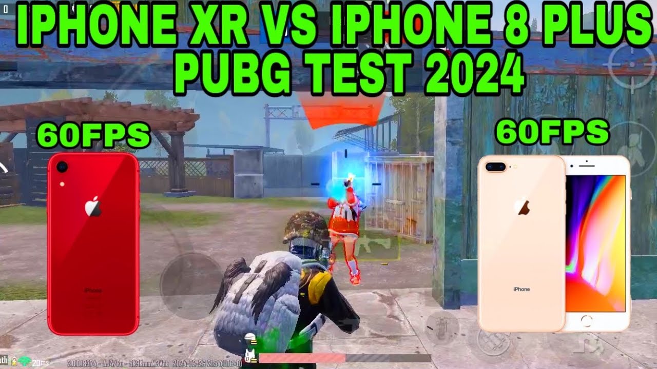 iPhone XR vs iPhone 8 Plus | pubg test 2024