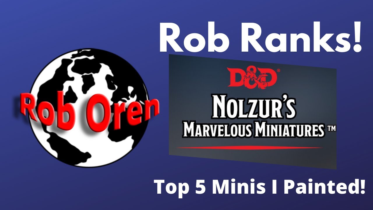 WizKids Top 5 Miniatures I Painted