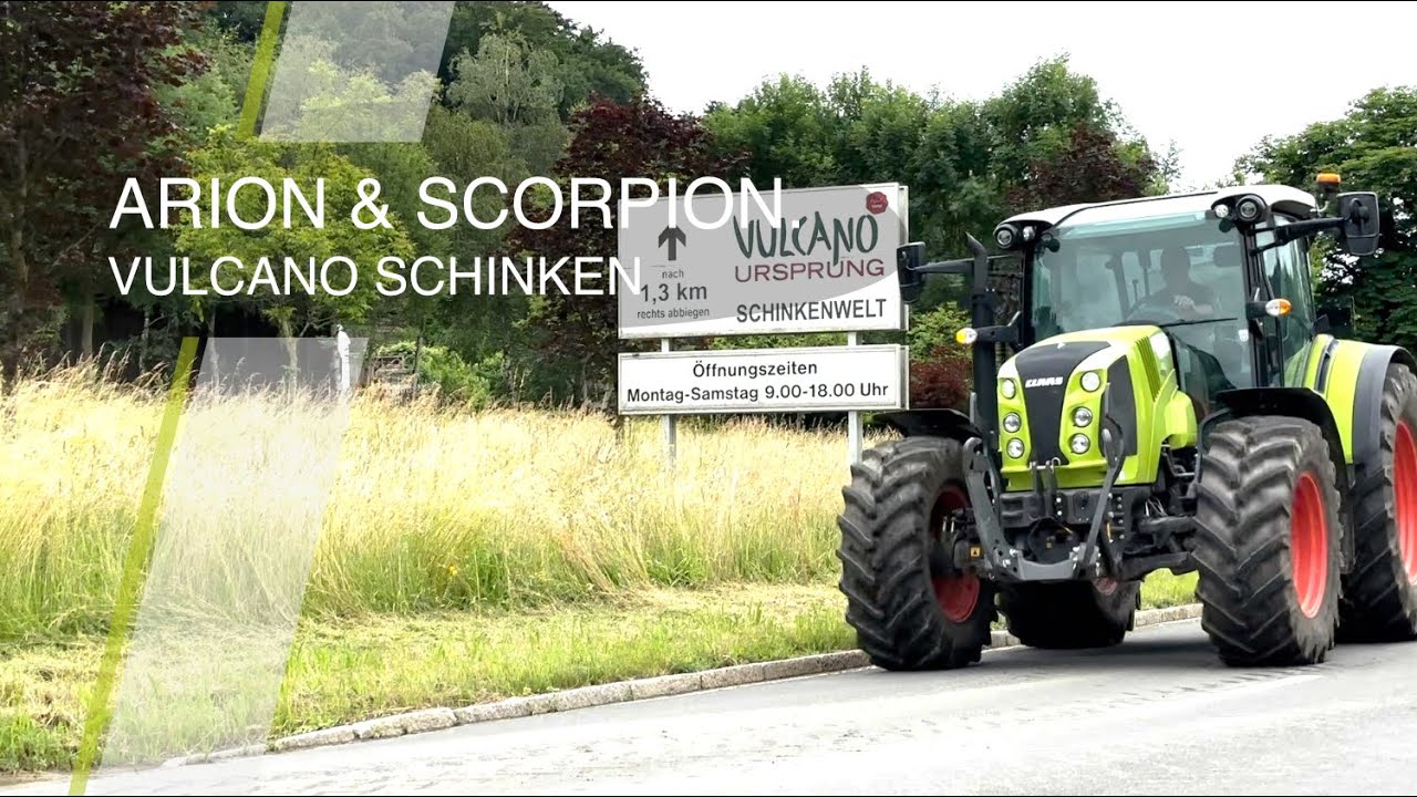 Vulcano-Schinken & CLAAS Maschinen – so geht Landwirtschaft mit Geschmack!