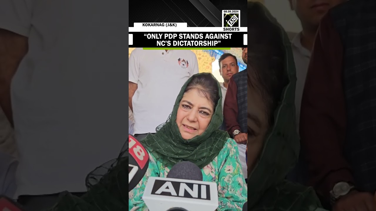&ldquo;Only PDP stands against NC&rsquo;s dictatorship&hellip;&rdquo;, said Mehbooba Mufti over NC-Congress alliance
