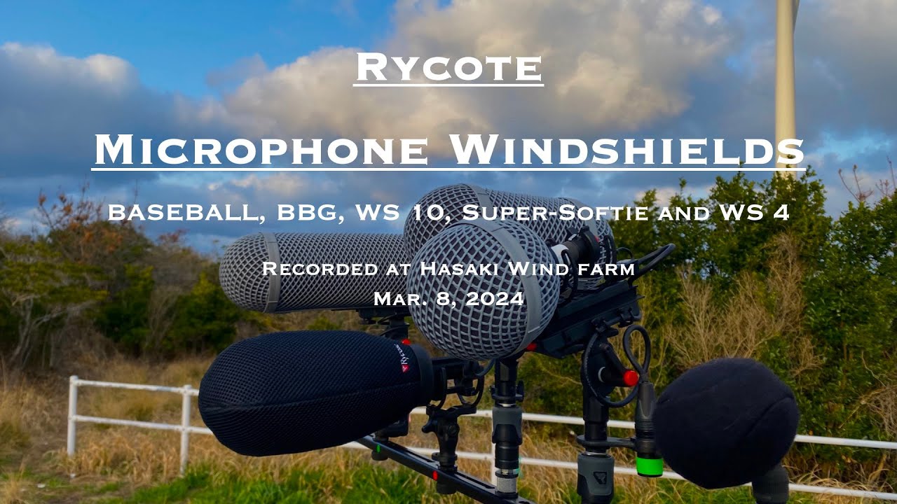 RYCOTE MICROPHONE WINDSHIELDS