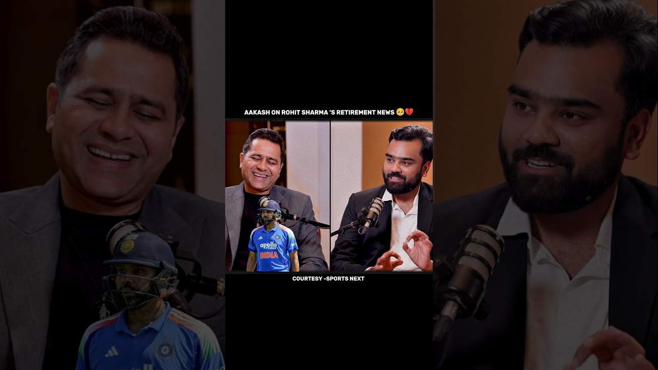 Aakash Chopra On Rohit Sharma's Retirement News 🥺💔l #rohitsharma #hitman #retirement #worldcup2027