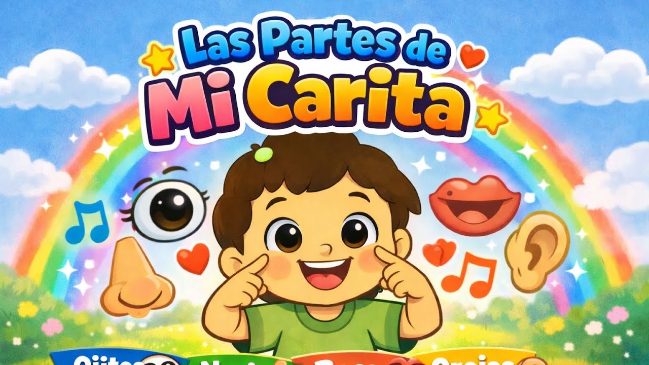 😊 Las Partes de Mi Carita | Canción Infantil Educativa | Los Pequeños TV 😊 