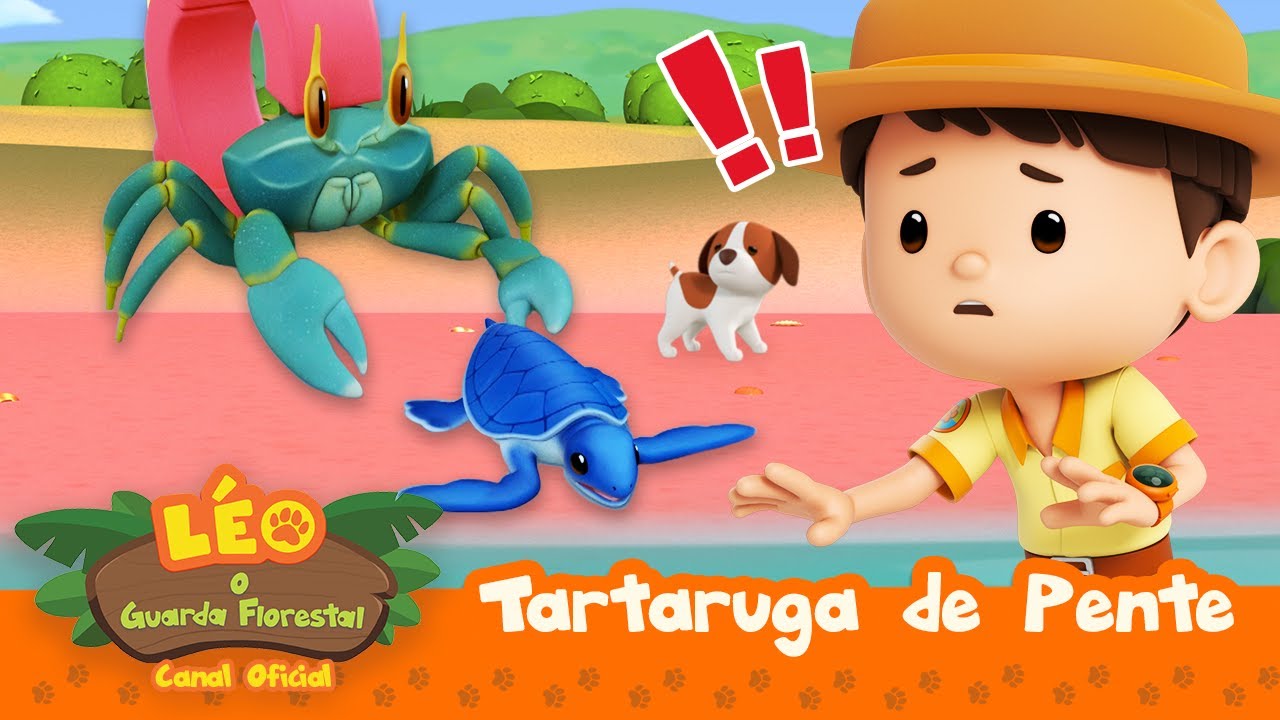 Salve as tartaruguinhas! | Tartaruga de Pente | Leo, O Guarda Florestal | Minisode | Animação