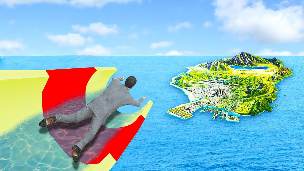 Can Michael Jump Across ENTIRE MAP In GTA 5...