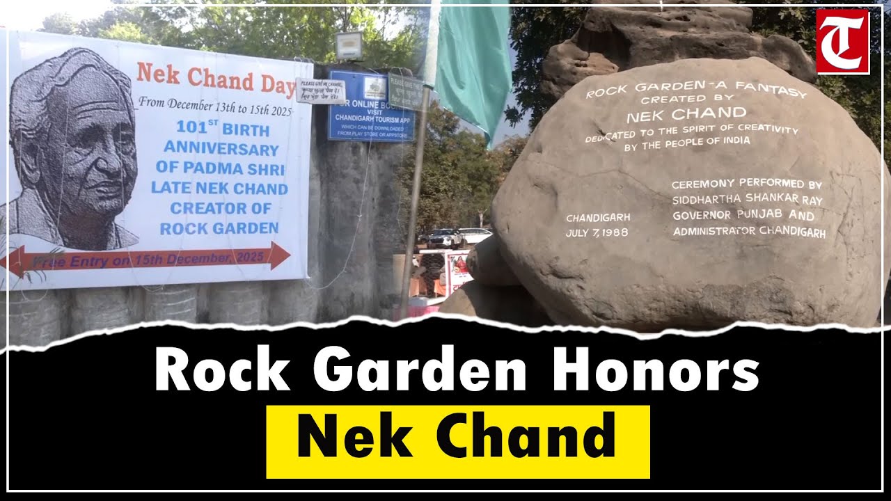 Chandigarh Rock Garden Marks 101st Birth Anniversary of Padma Shri Nek Chand
