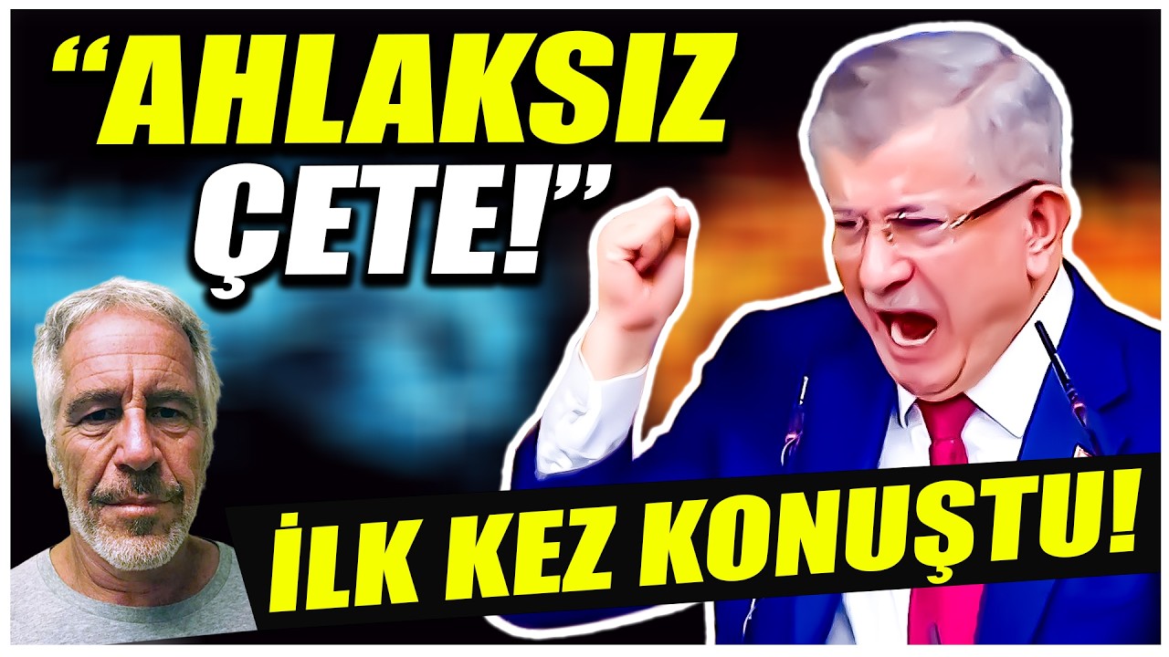 Davutoğlu o haberlere ateş püskürdü! Konu: Epstein belgeleri! “Ahlaksız çete! Şeytani mihraklar!”