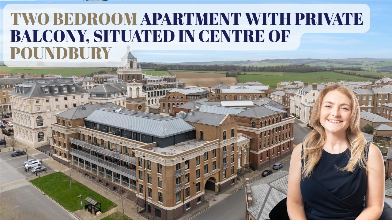 SPACIOUS TWO BEDROOM APARTMENT WITH PRIVATE BALCONY SITUATED IN THE CENTRE OF POUNDBURY