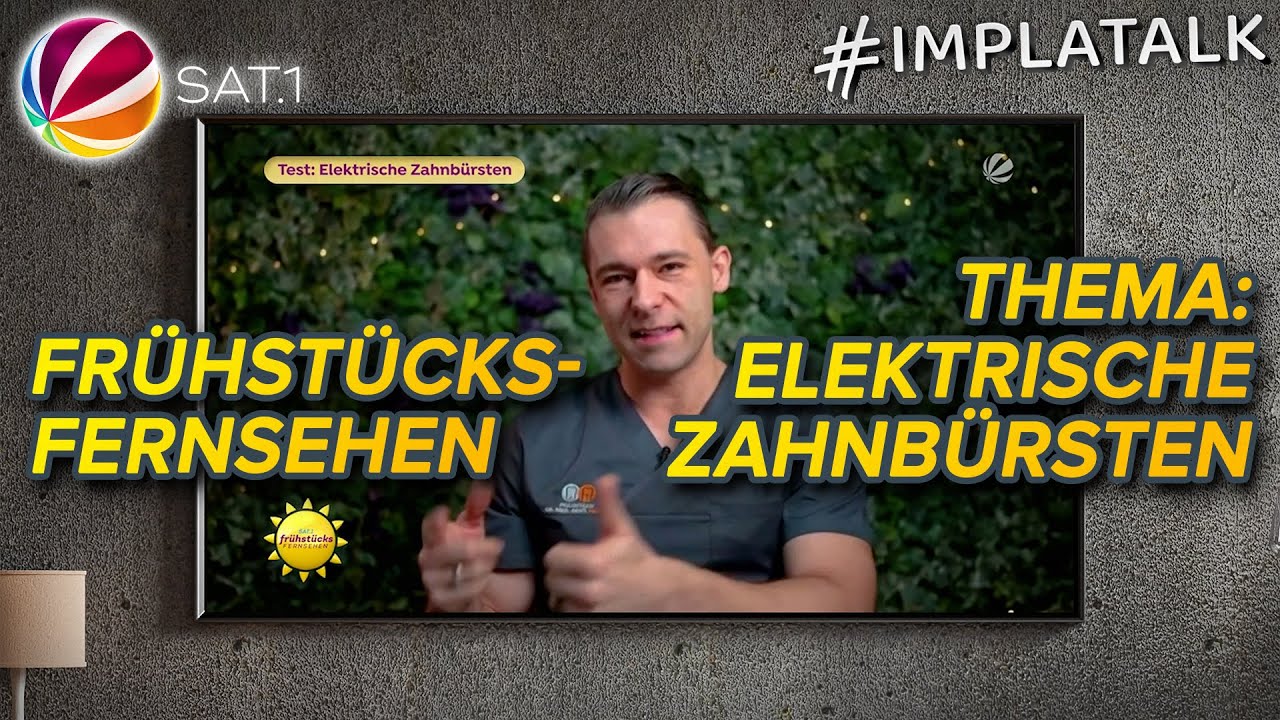 Doc Helka im Sat.1 Frühstücksfernsehen! Thema: elektrische Zahnbürsten