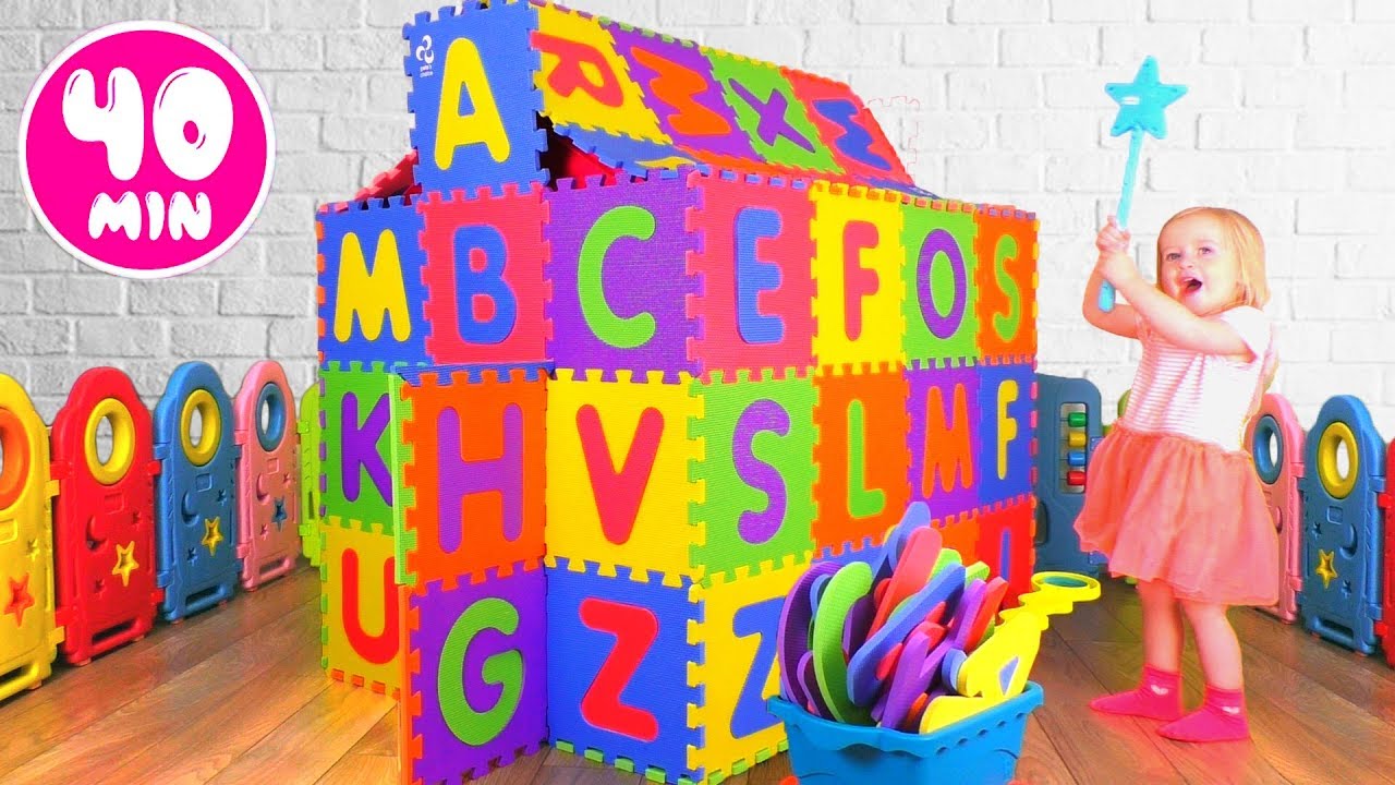 ABC Song - English Alphabet for kids with Katya and Dima