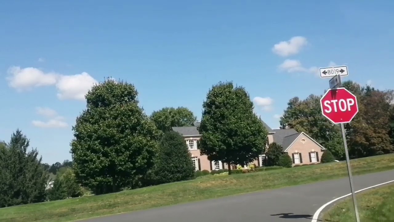 Drive through a beautiful locality, Sterling, Virginia VA