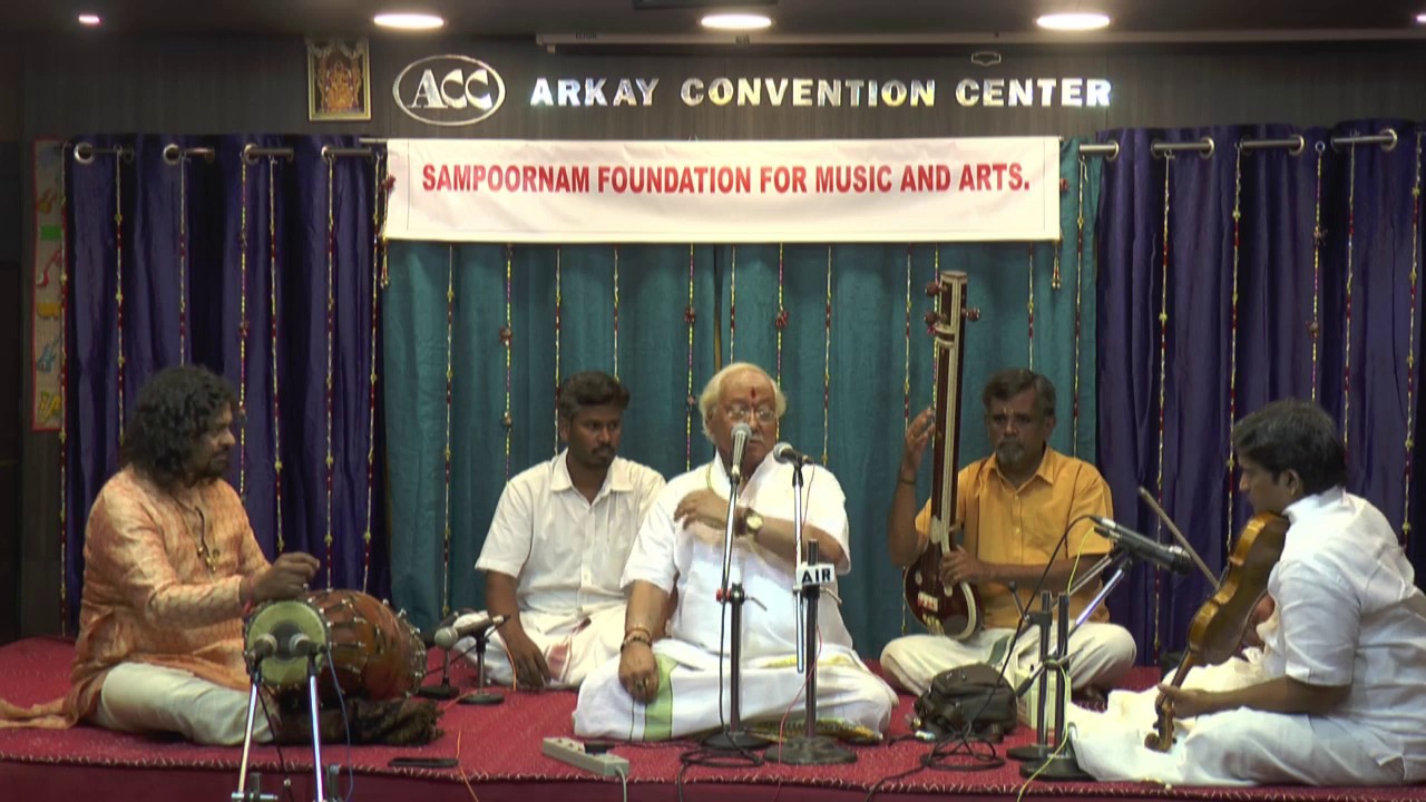 Sampoornam Foundations For Music and Arts-Prof.T V Gopalakrishnan Vocal