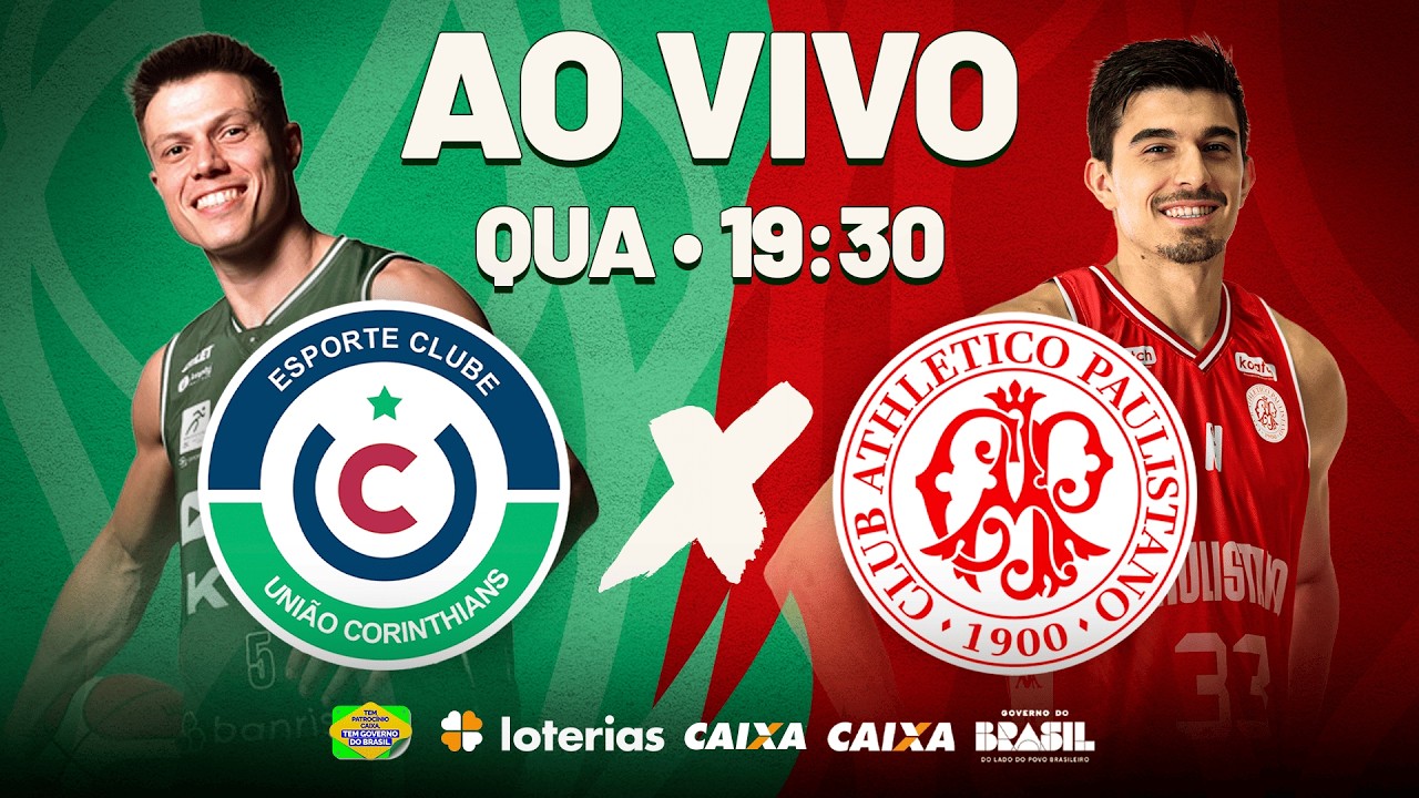 Ceisc/União Corinthians x Paulistano | NBB CAIXA 2025/26 | 11/02/2026 | 19h30 | AO VIVO/COM IMAGENS