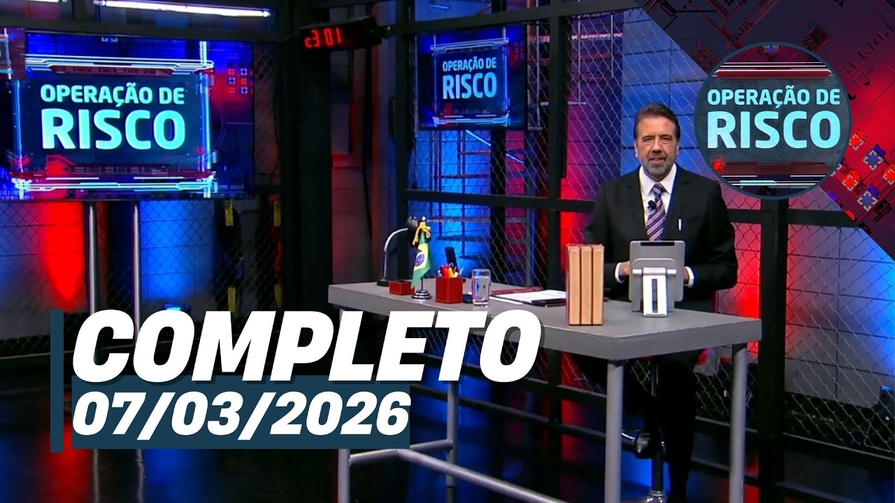 Operação de Risco: Fuga, tráfico de drogas e mais (07/03/26) | Completo