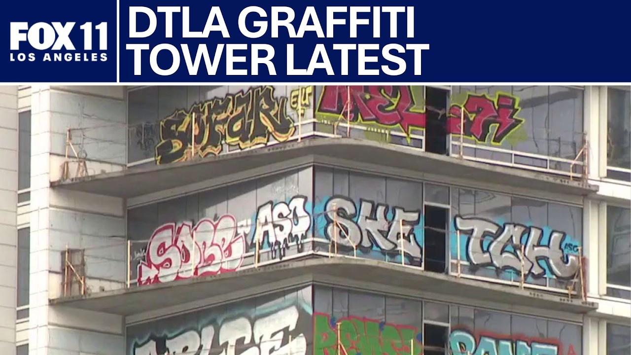 Infamous Los Angeles graffiti towers one step closer to cleanup | FOX 11 LA