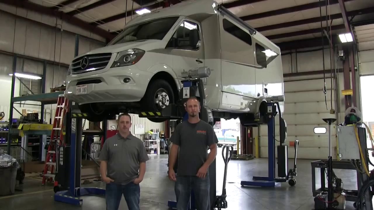 Auto Level System for Mercedes Sprinter Chassis Motorhomes