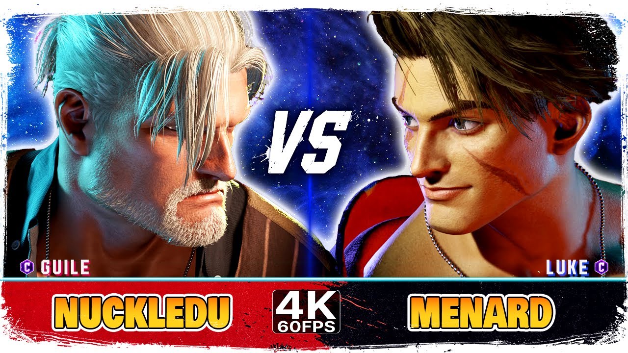 SF6 - NuckleDu (GUILE) vs. MenaRD (LUKE) Legend Rank Gameplay