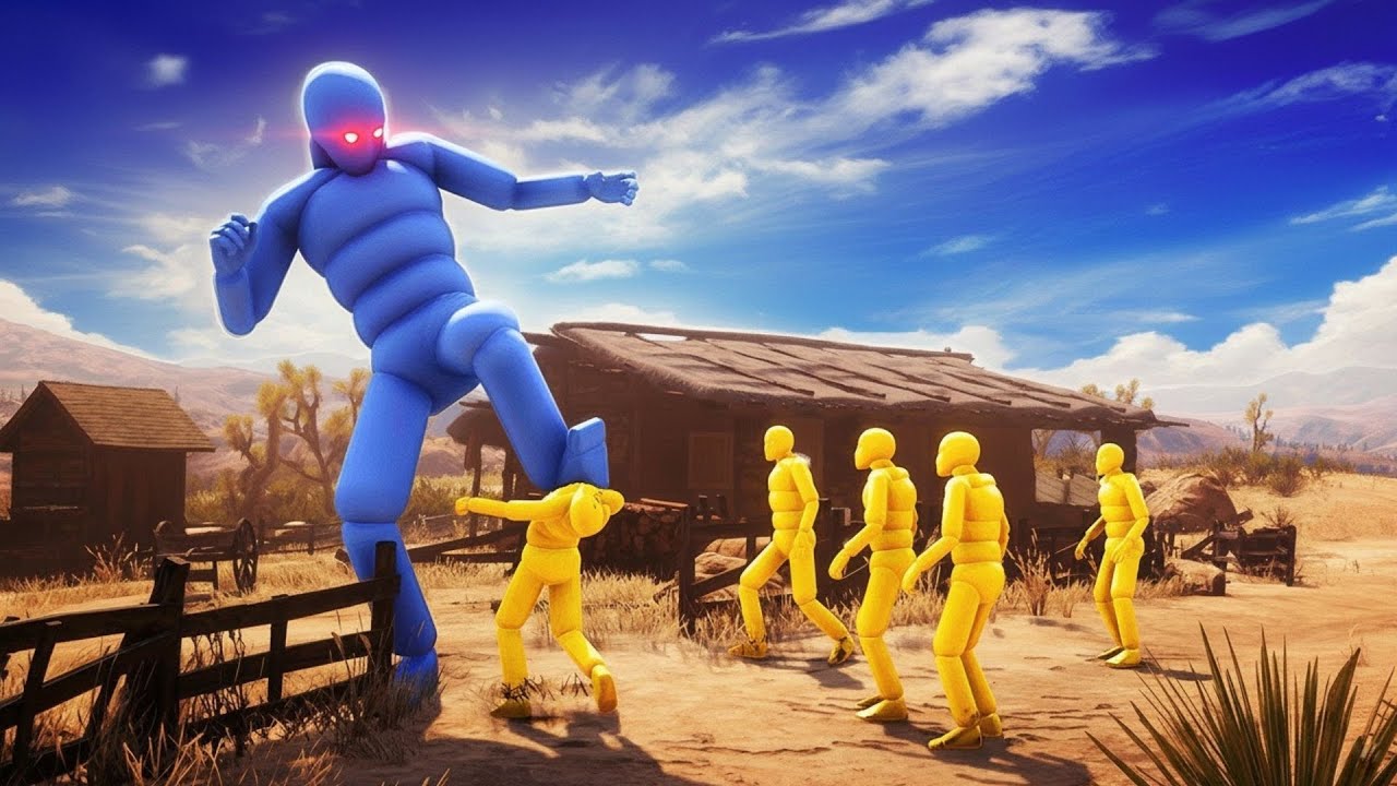 Smart AI Fights the Giant NPCs - RDR2 NPC Wars 25