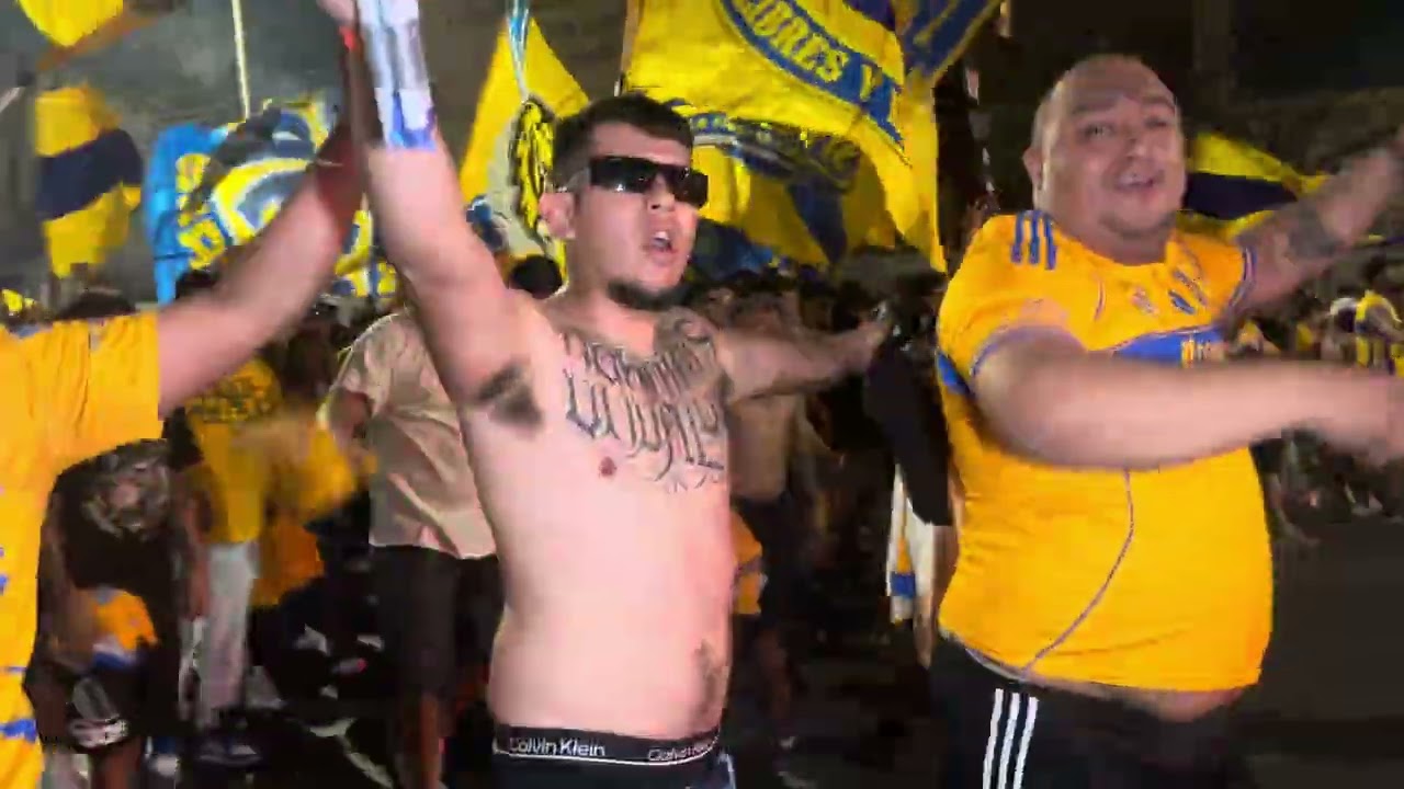 Clasico Regio 142 Llegó la Banda de Tigres 🐯 💙💛 