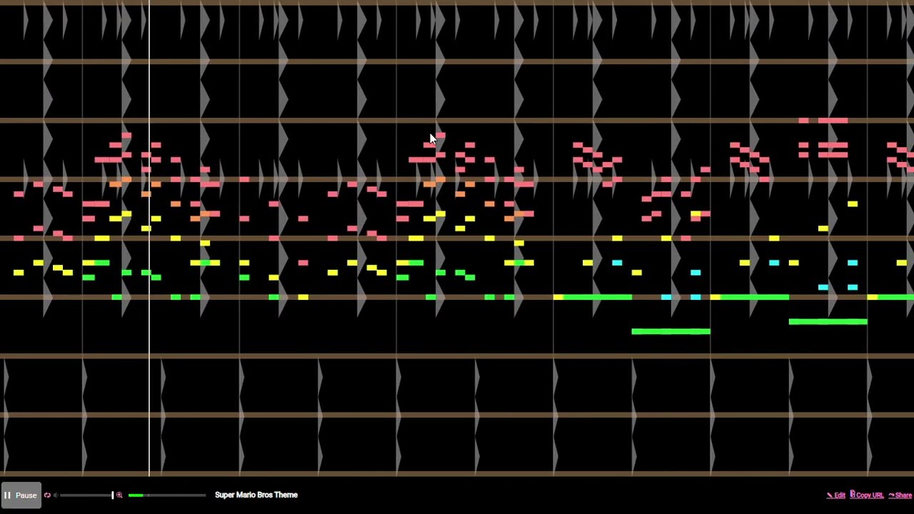 Super Mario Bros Theme Cover on Beepbox - 200 Sub Special!