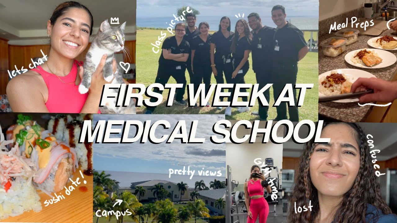 PRIMERA SEMANA EN ESCUELA DE MEDICINA | Andrea Viruet MedVlogs