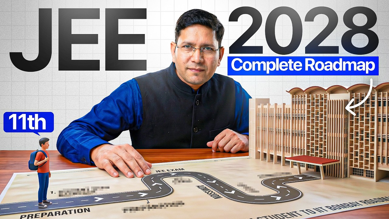 JEE 2028 : Complete 2 Year Roadmap to Crack IIT Bombay CSE !!