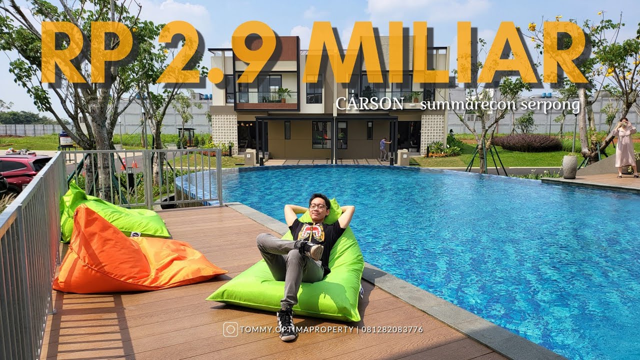 Cluster yang ditunggu semua orang !! CARSON 9x13.5 Summarecon Serpong at Scientia Garden Rp 3M