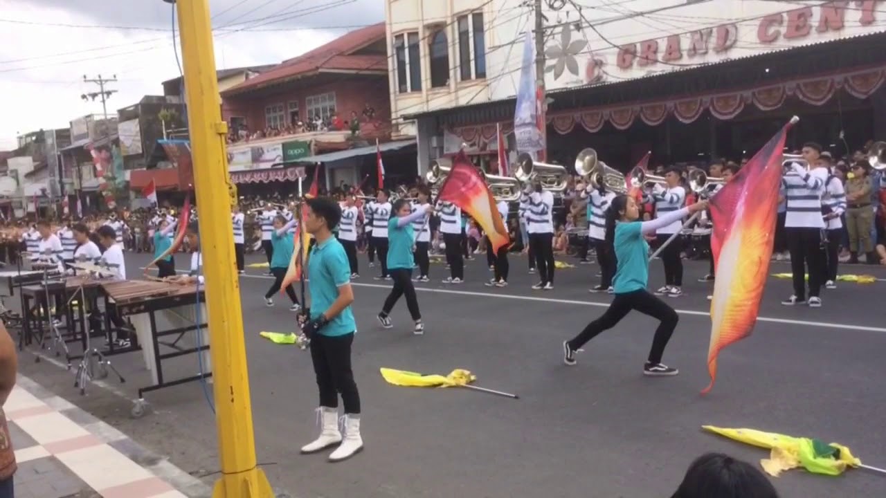 marching band Smaker 1 Tomohon,17 Agustus 2018