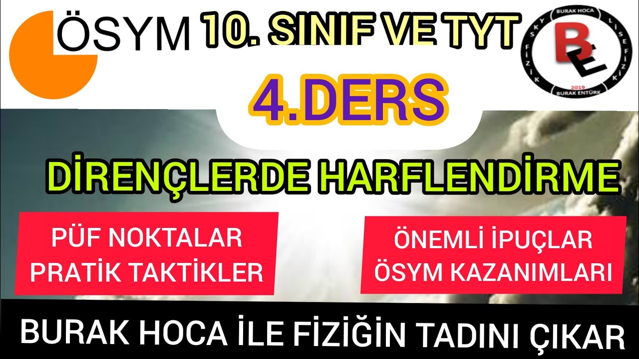 Elektrik Devreleri (Dirençlerde Harflendirme Metodu)