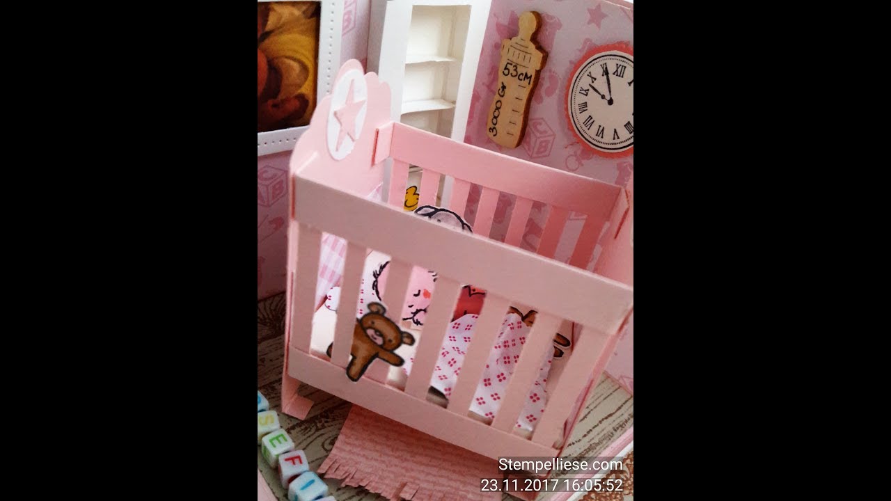 Anleitung Babybett für die Explosionsbox