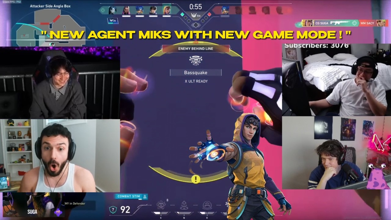 Valorant New Agent MIKS | 14 minutes of Unbelievable Moments SHOWMATCH | Valorant Masters Santiago