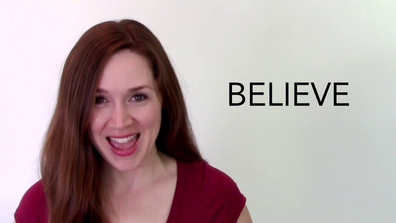 Believe | Learn English words every day with Spotlight